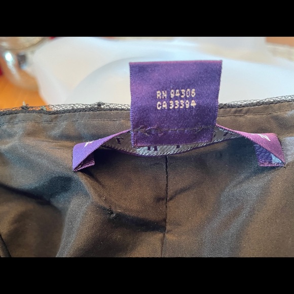 Raulph Lauren Purple Label Black Bustier Dress - Picture 14 of 16